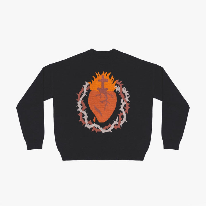 Sacred Heart Knit Sweater