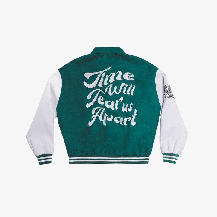 Tear Apart Embroidered Varsity Jacket