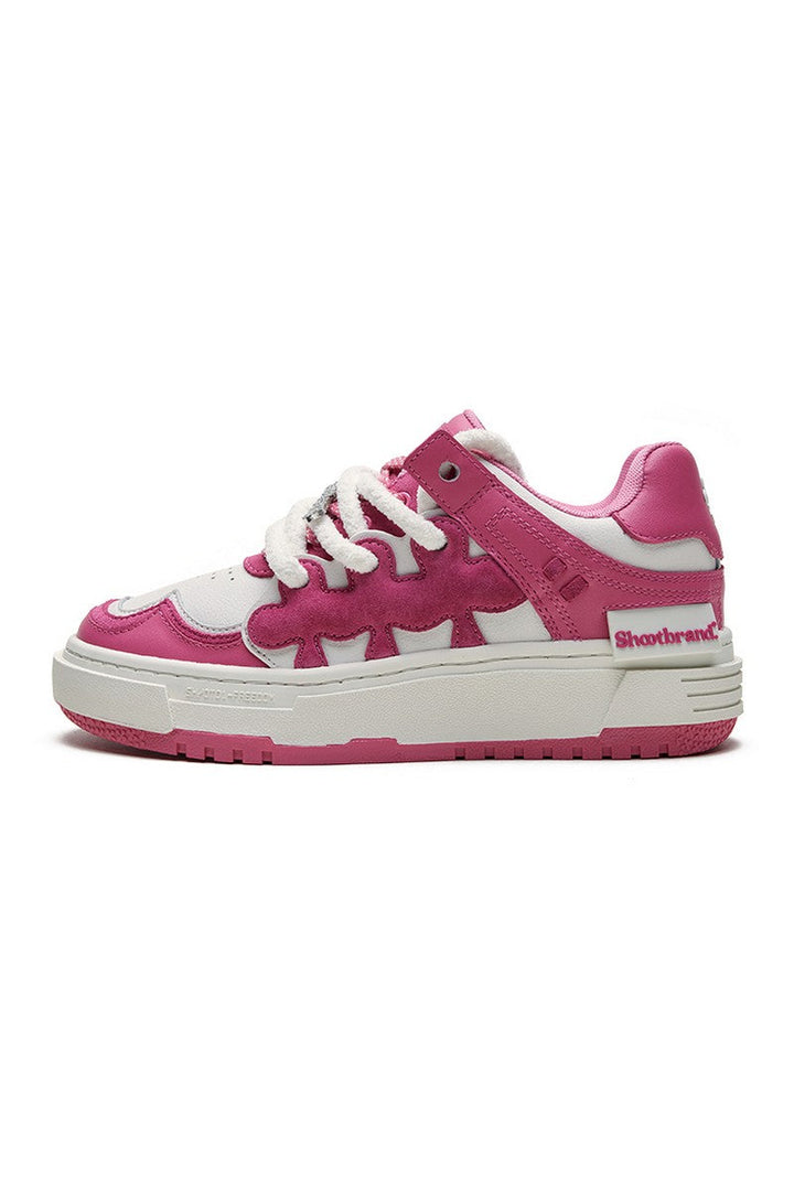 Fashion Pink Chunky Sneakers