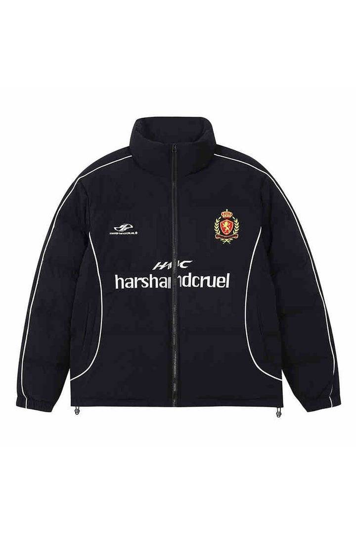 Football Club Embroidered Down Coat