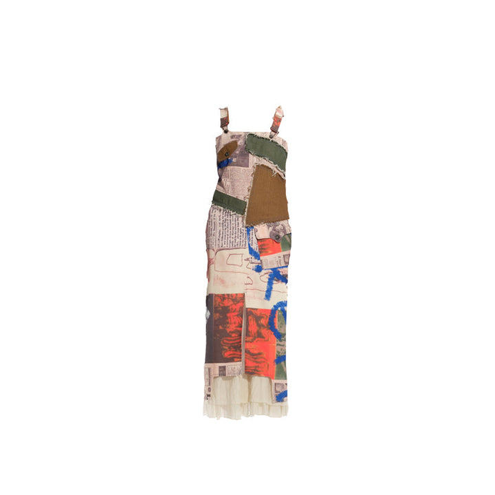 Newspaper Suspender Dress