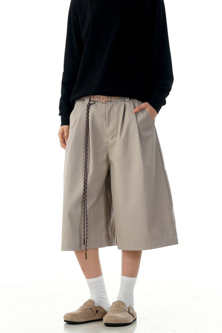 Apricot Pleated Shorts