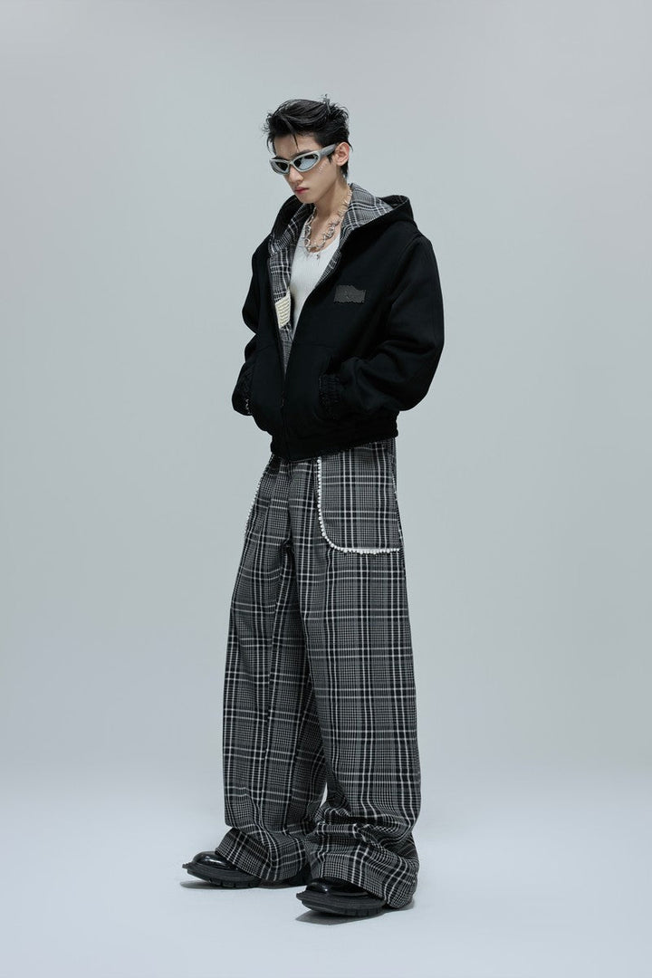 Reversible Houndstooth Pearl Jacket