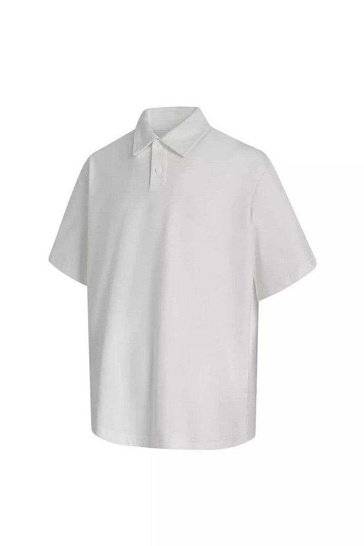 Heavyweight Basic Collar Polo Shirt