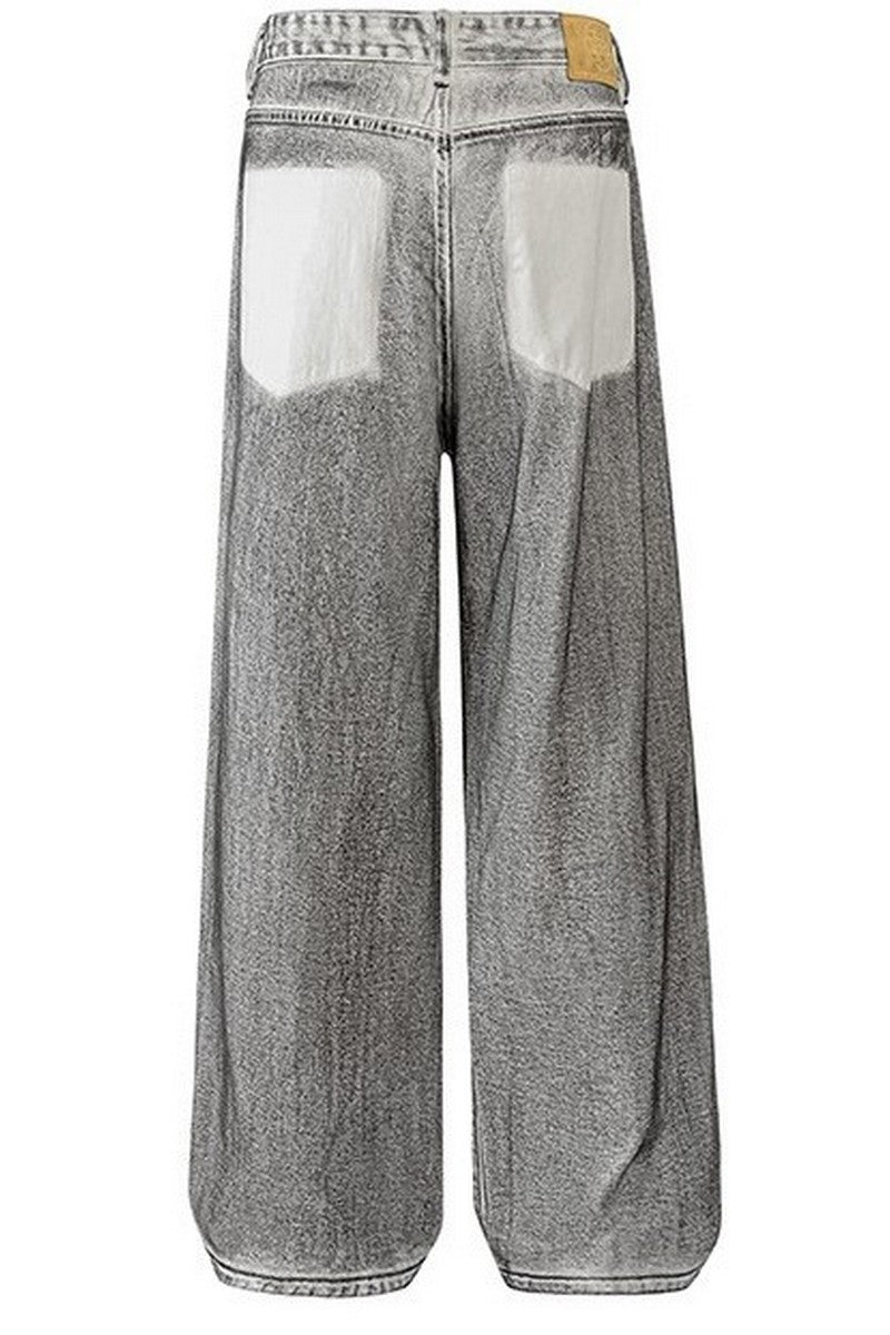 Distressed Washed Street Jeans