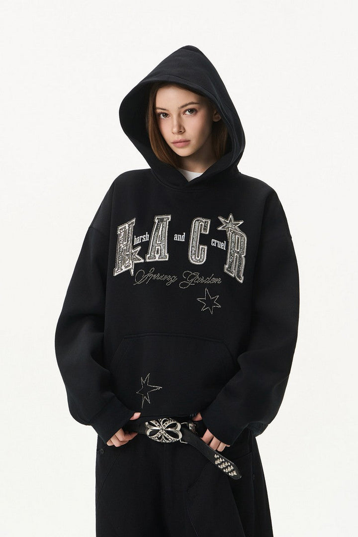 Star Sequin Street Hoodie