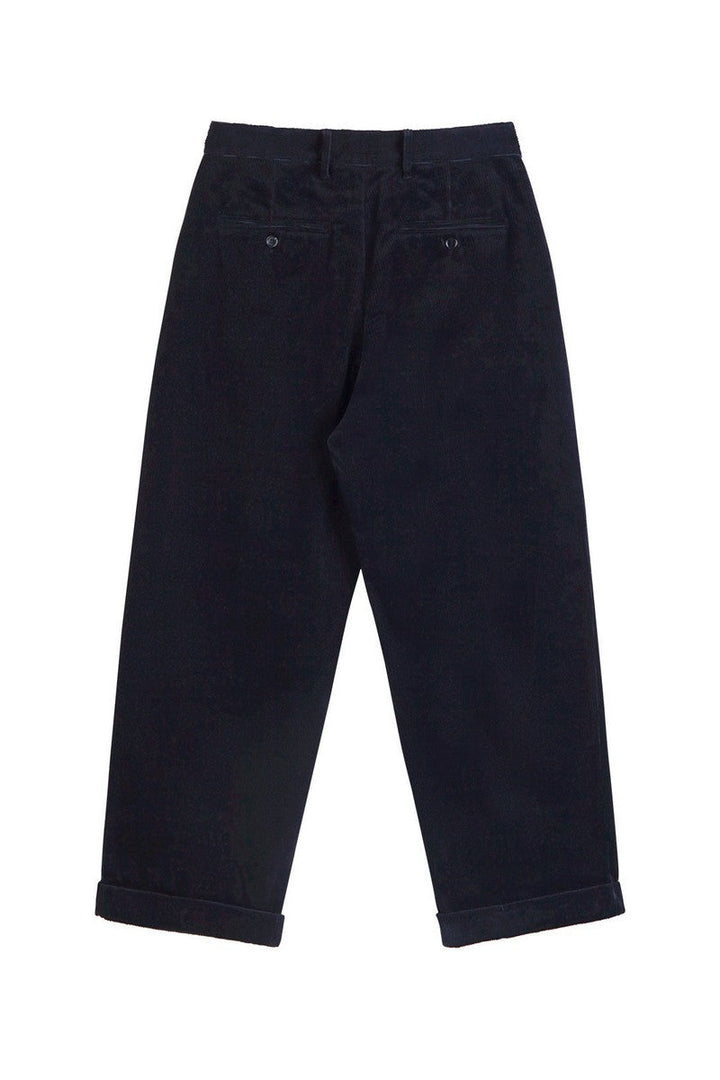 Corduroy Pleated Wide Leg Pants