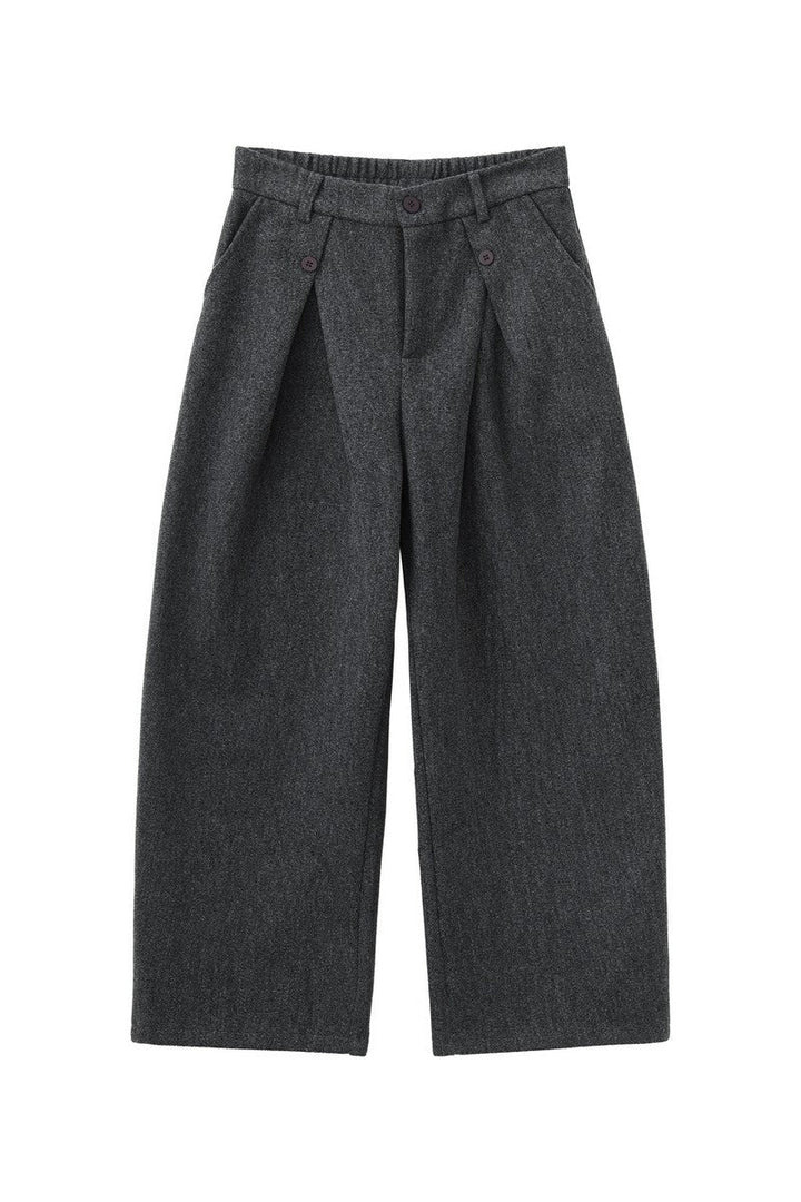 Vintage Wool Wide Leg Trousers