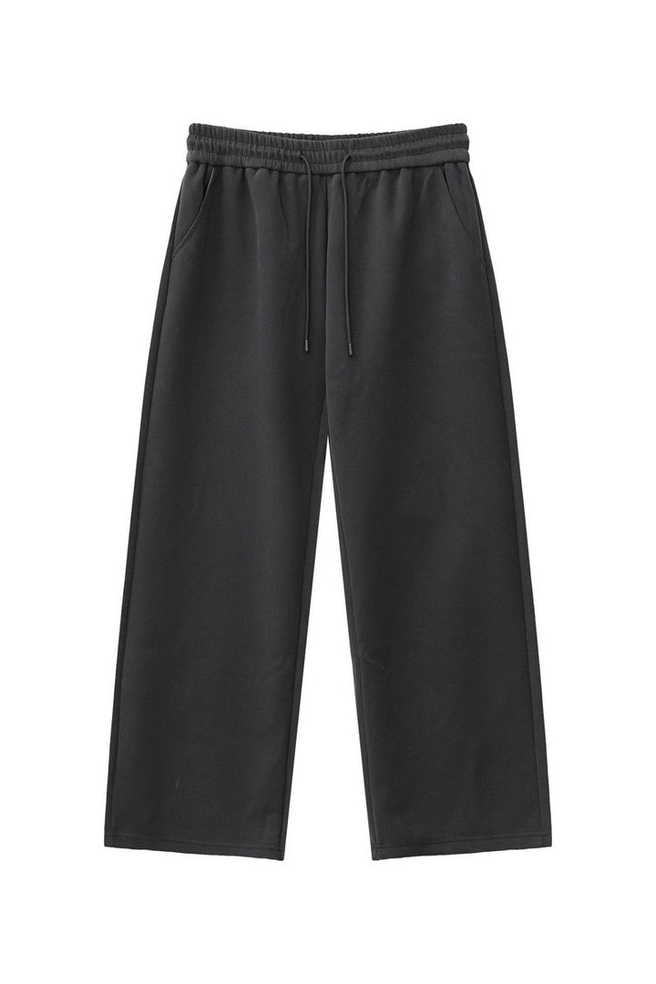 Drawstring Straight Leg Sweatpants