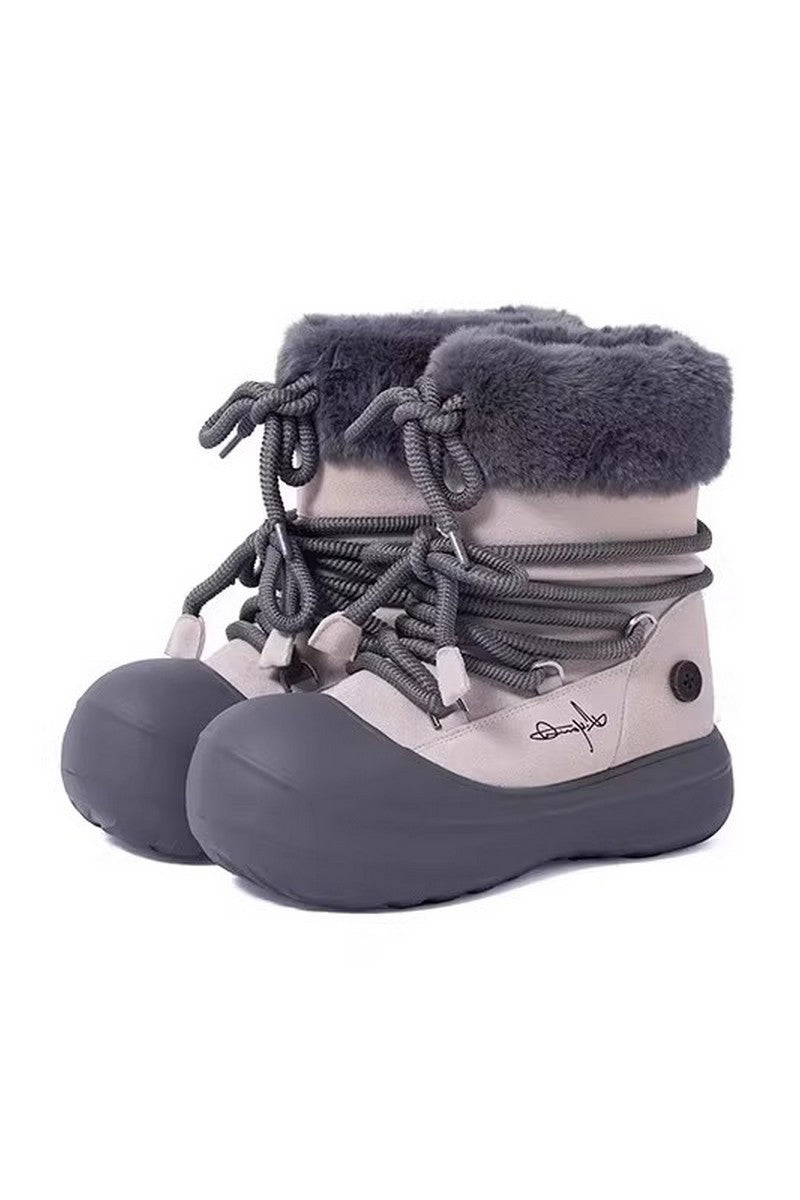 Fleece Lined Snow Boots