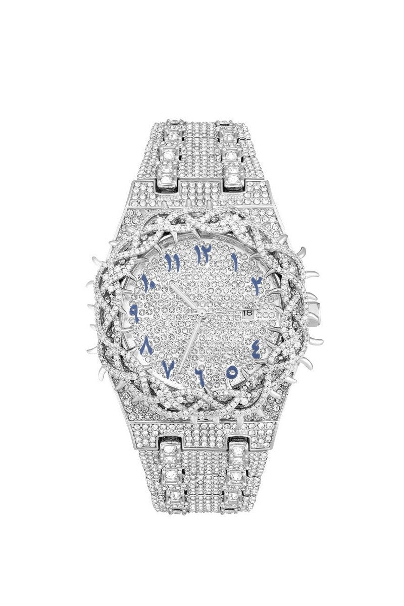Iced Skull Barrel Watch