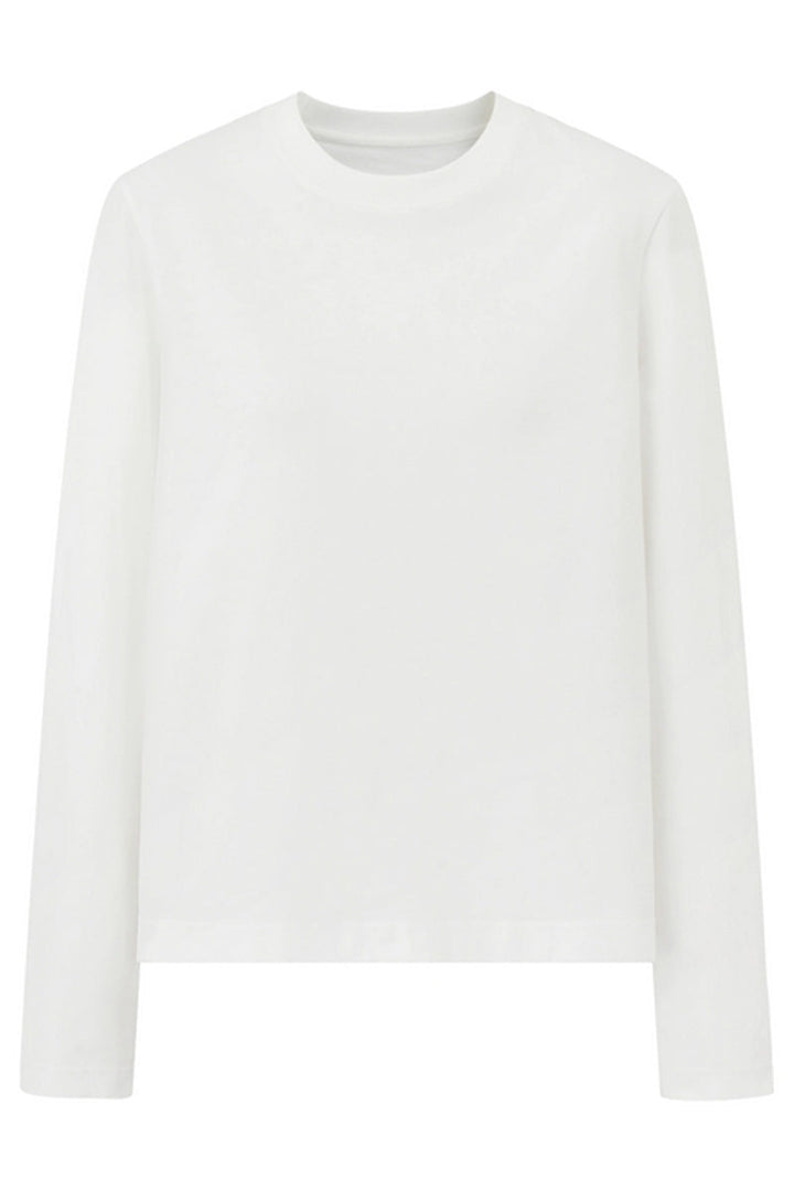 Brushed Cotton Long Sleeve Tee