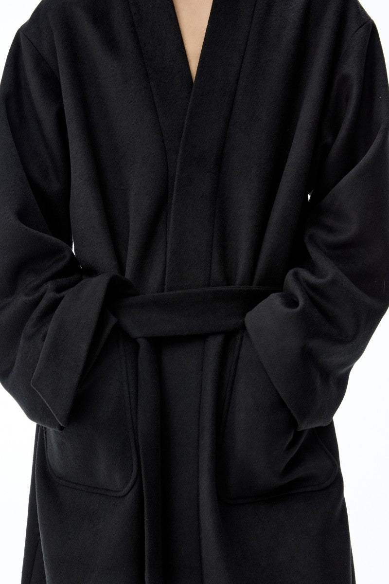 Wrap Wool Robe Coat