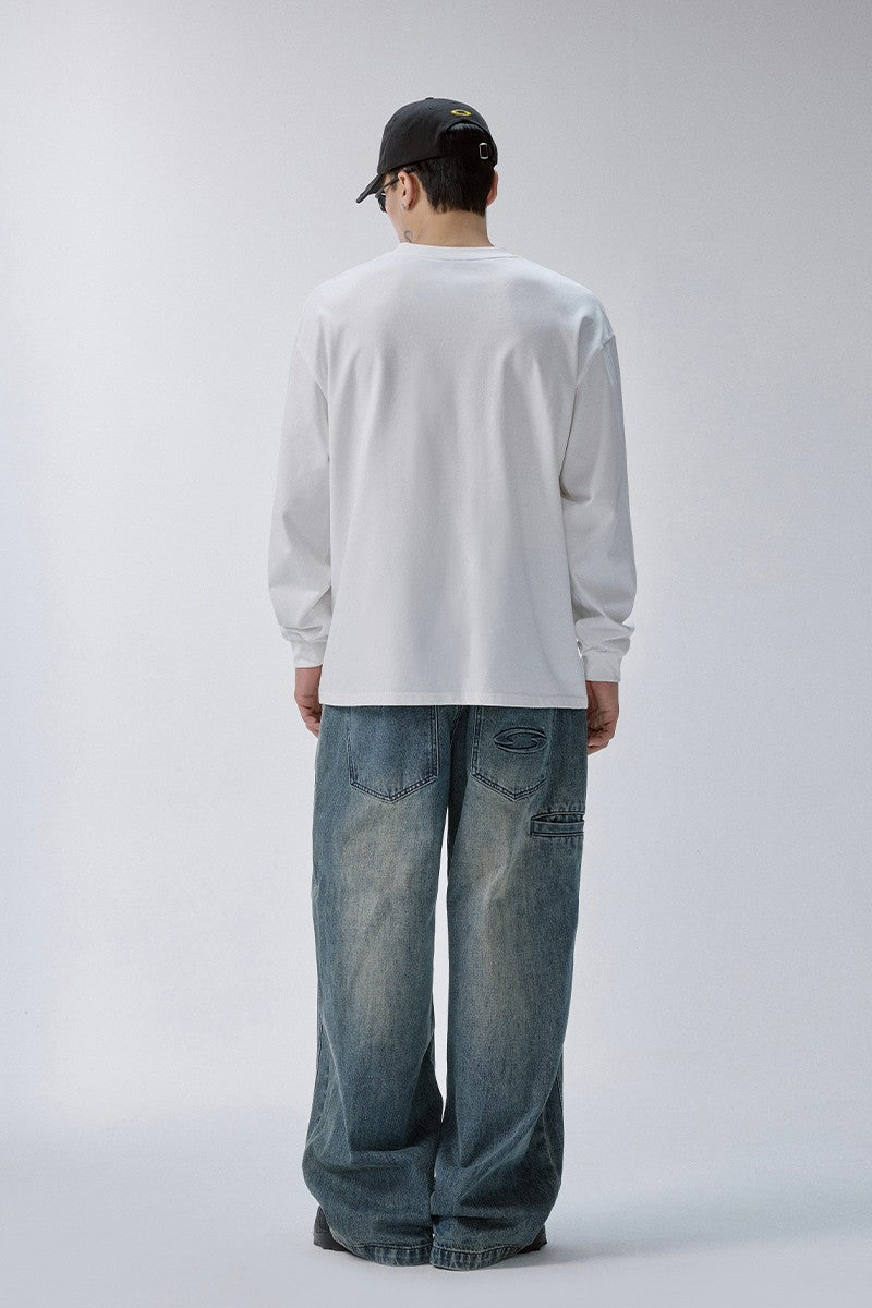 Metal Logo Heavyweight Long Sleeve Tee