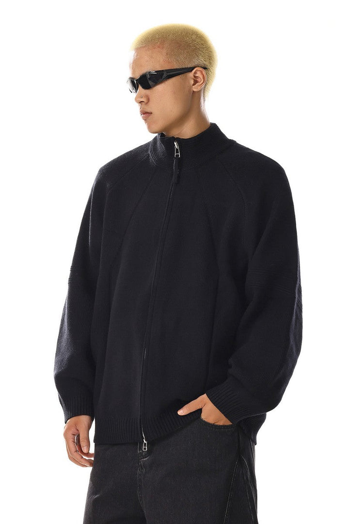 Loose Knit Cardigan Sweater