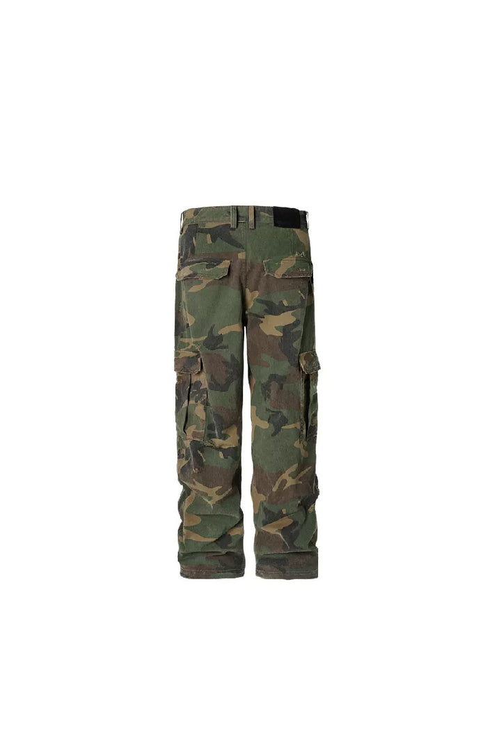 Camo Loose Fit Cargo Pants