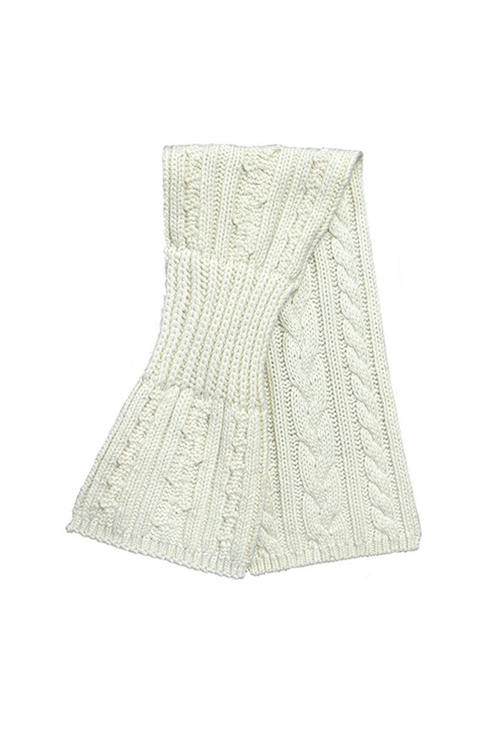 Merino Cable Knit Scarf
