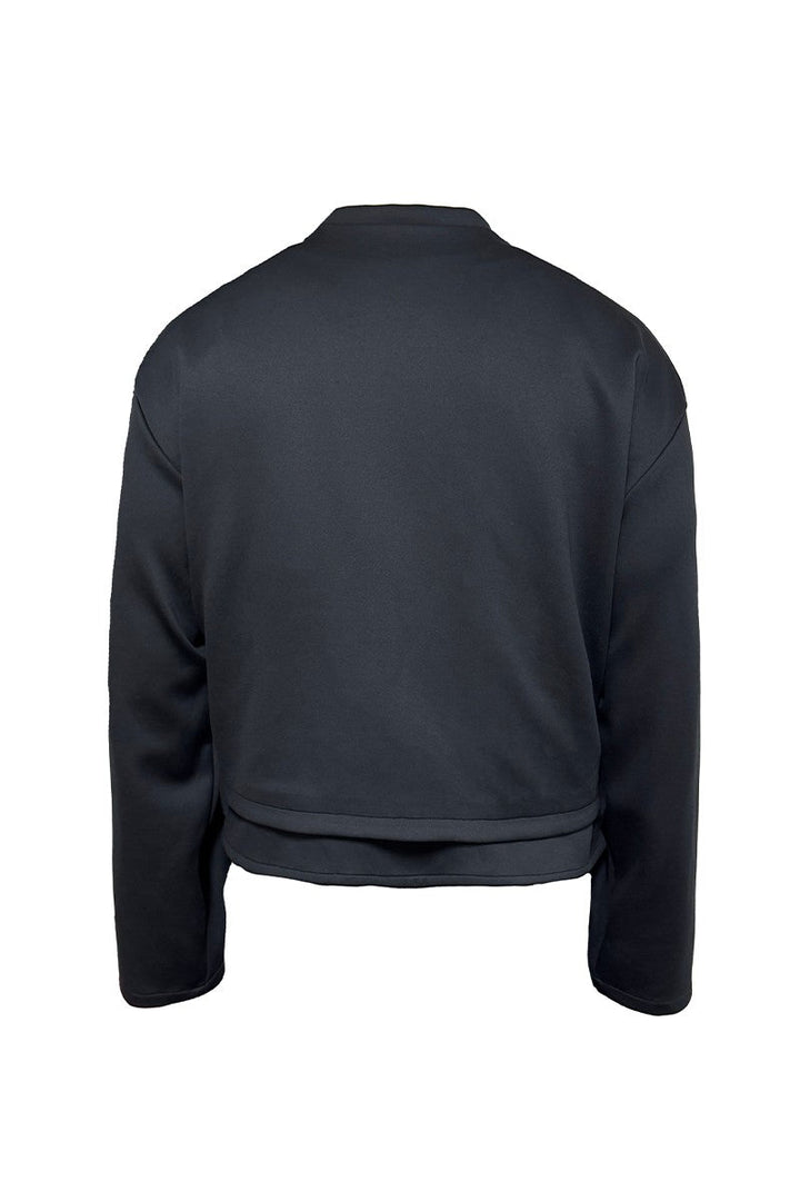 Layered Tencel Zip Overshirt