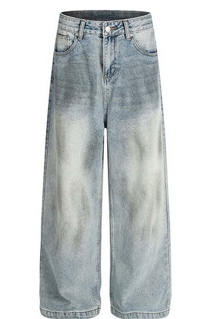 Stained Vintage Straight Jeans