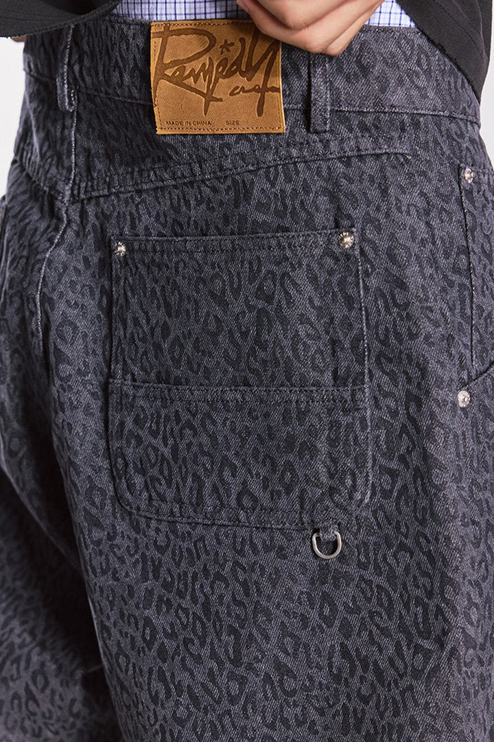 Leopard Cargo Shorts