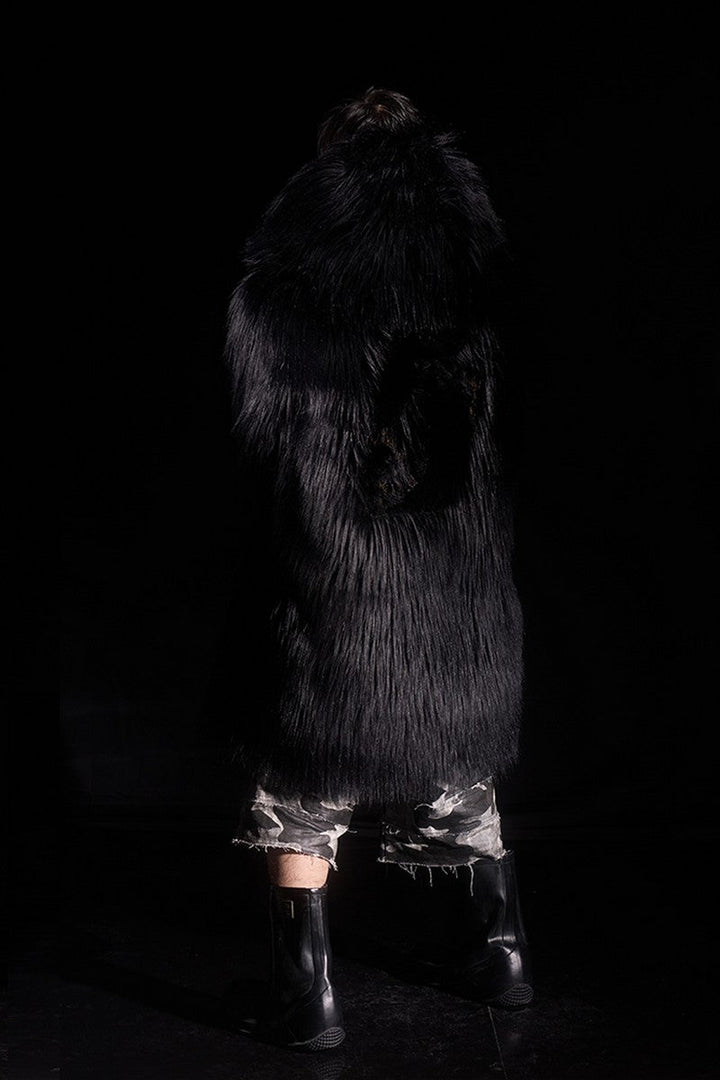 Burnt Devil Faux Fur Coat