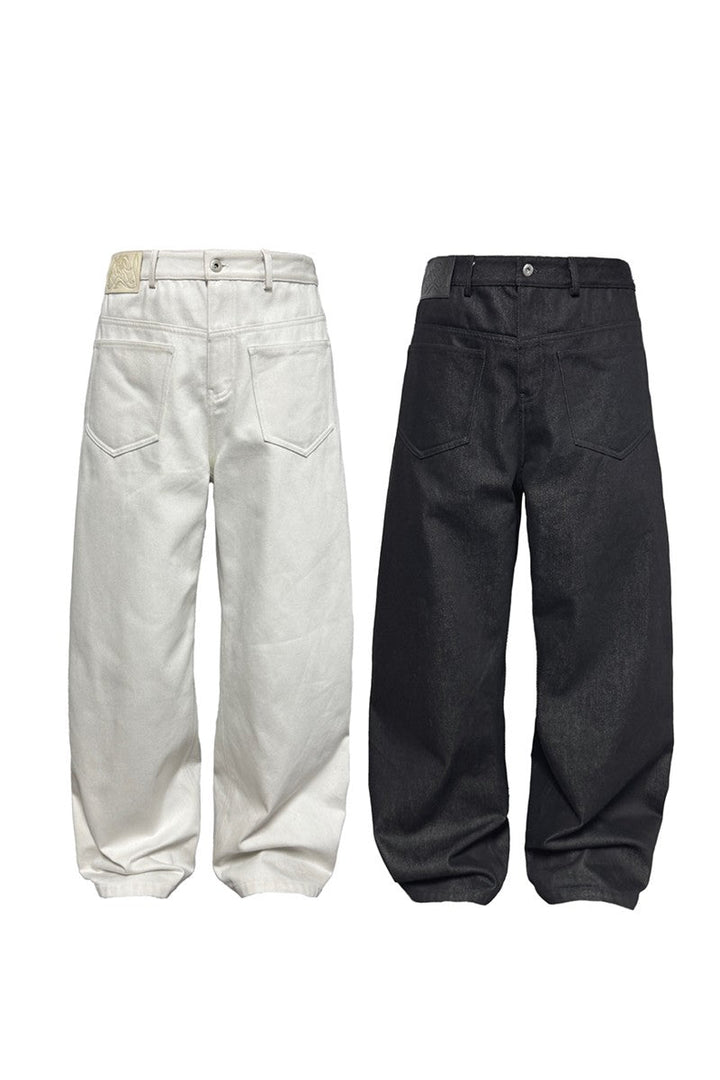 Inside-Out Banana Cut Jeans