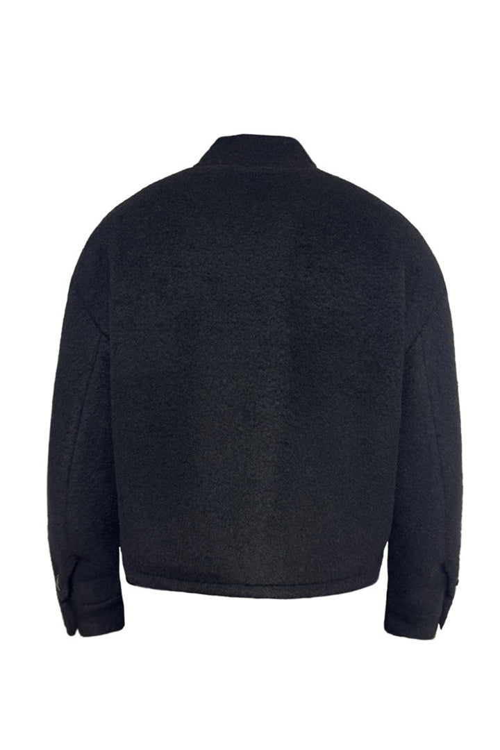 Curly Wool Buckle Jacket