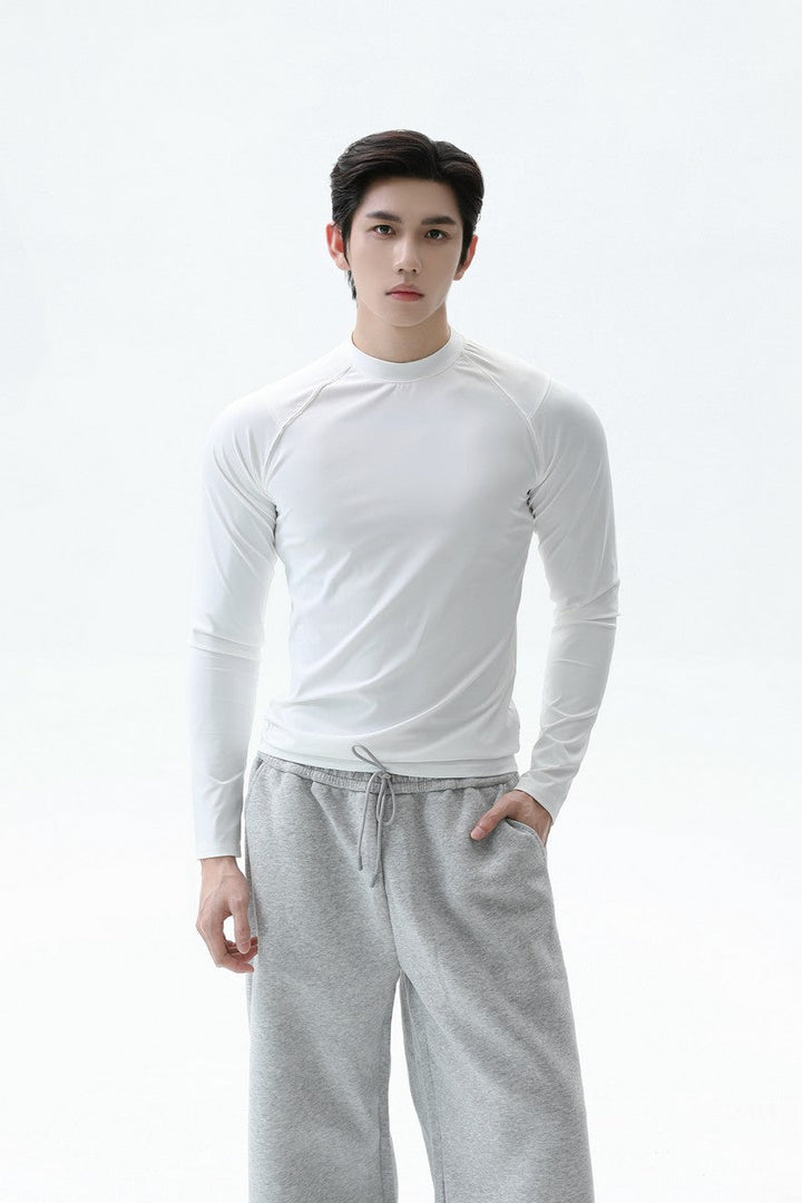 Slim Fit Crewneck Sports Tee