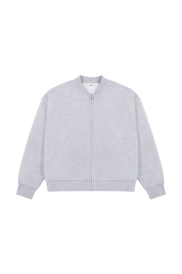 Boxy Zip Fleece Cardigan