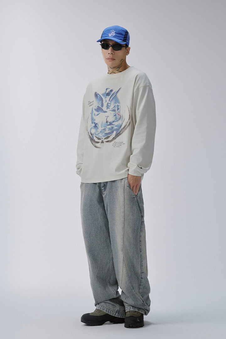 Vintage Graphic Heavyweight Long Sleeve Tee