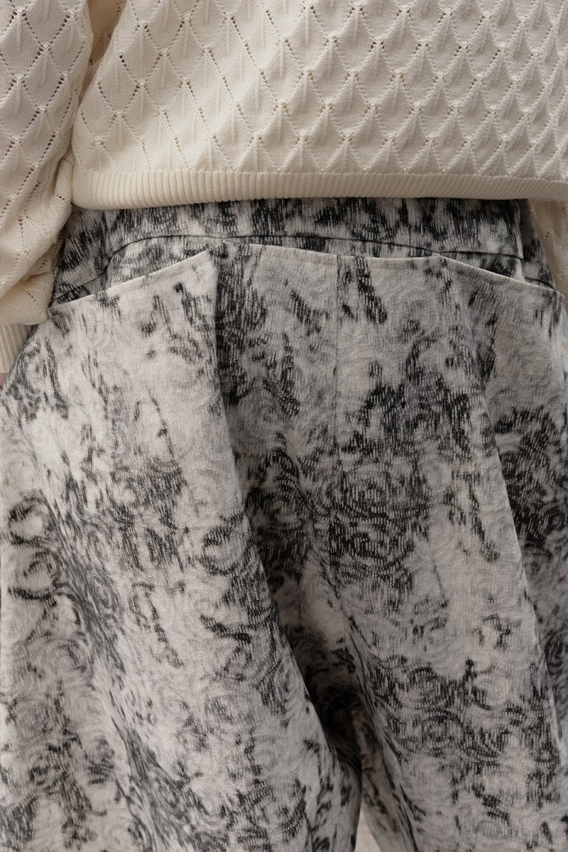 Textured Loose Trousers