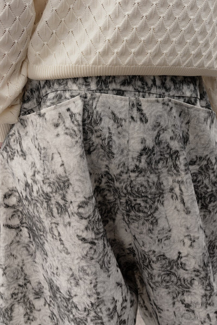 Textured Loose Trousers