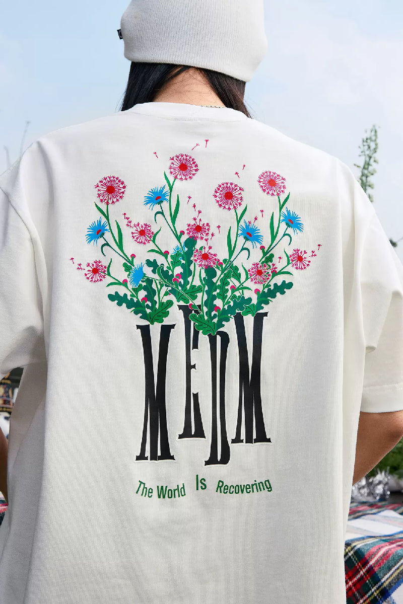 Dandelion Vase Print T-Shirt