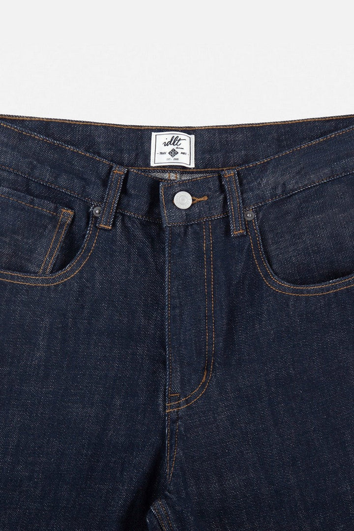 Washed Flared Vintage Raw Jeans