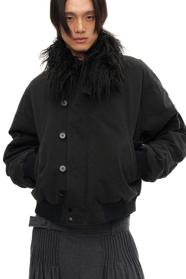 Distressed N2B Padded Jacket