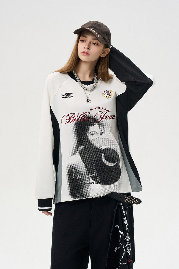 Retro Portrait Jersey Tee