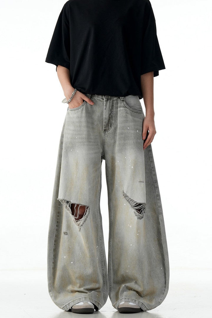 Paint Splatter Blade Jeans