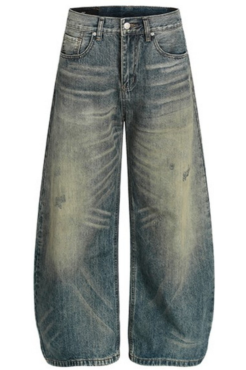 Ripped Washed Vintage Jeans