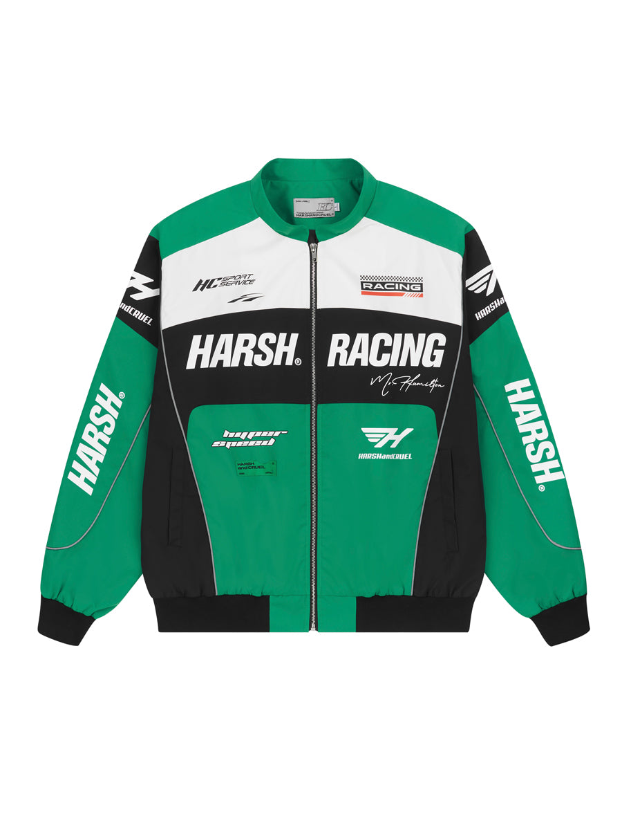 Retro Motorcycle Racing Logo Jacket