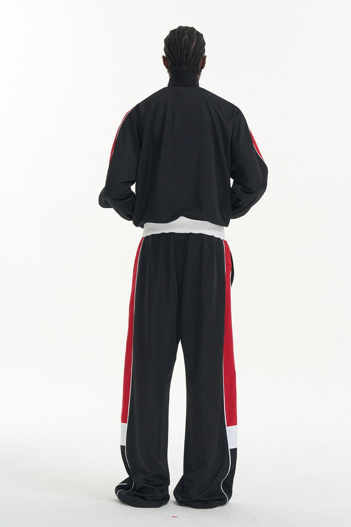Horse Print Relaxed Track Jacket
