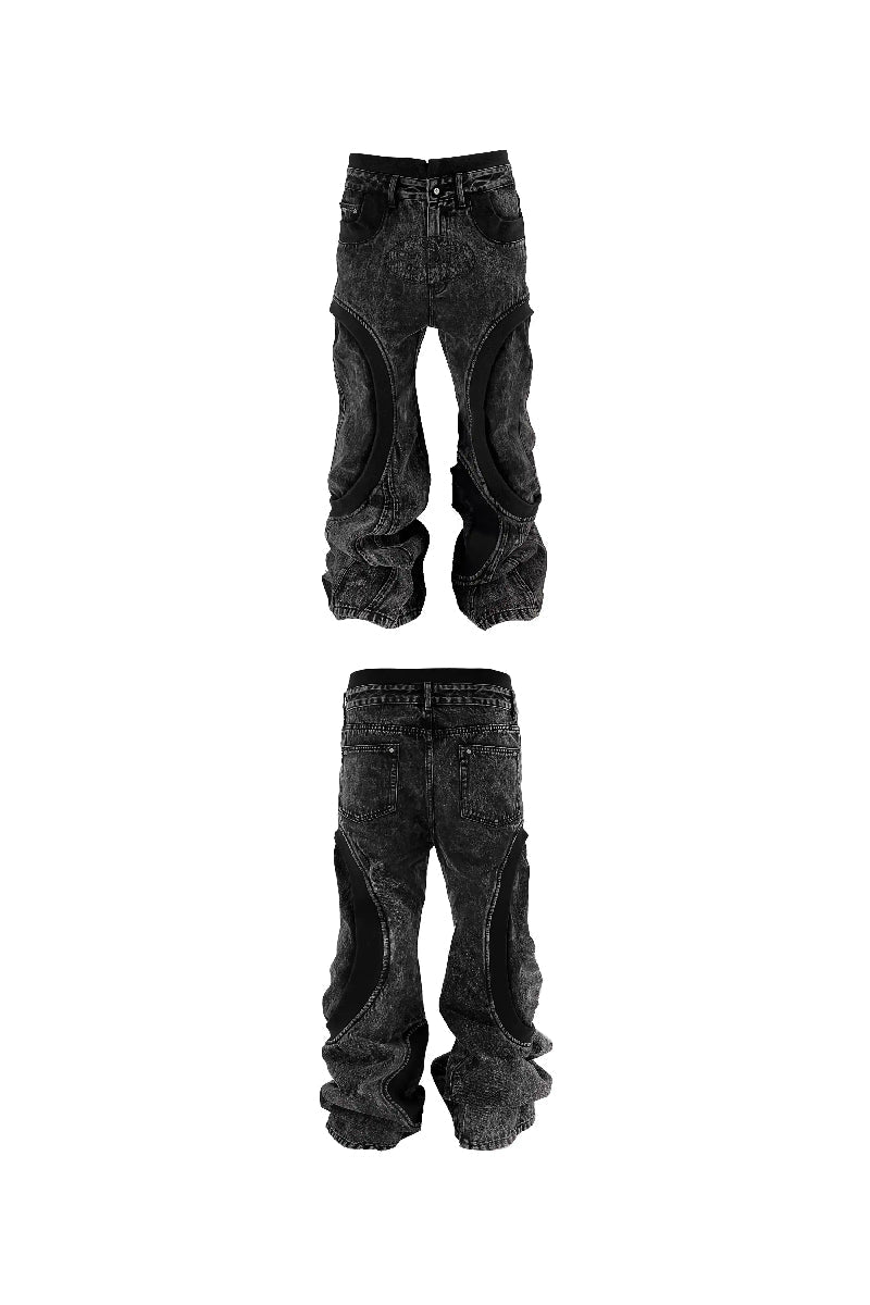 Crying Skull Heavy Wash Jeans