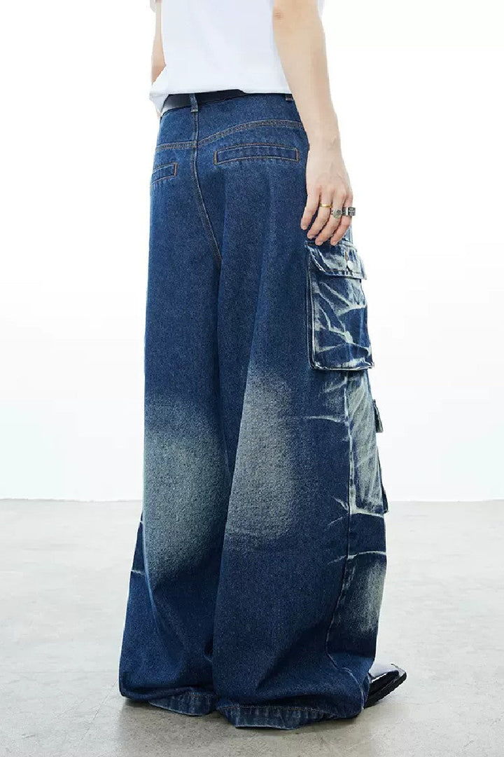 Heavy Washed Oversized Jeans