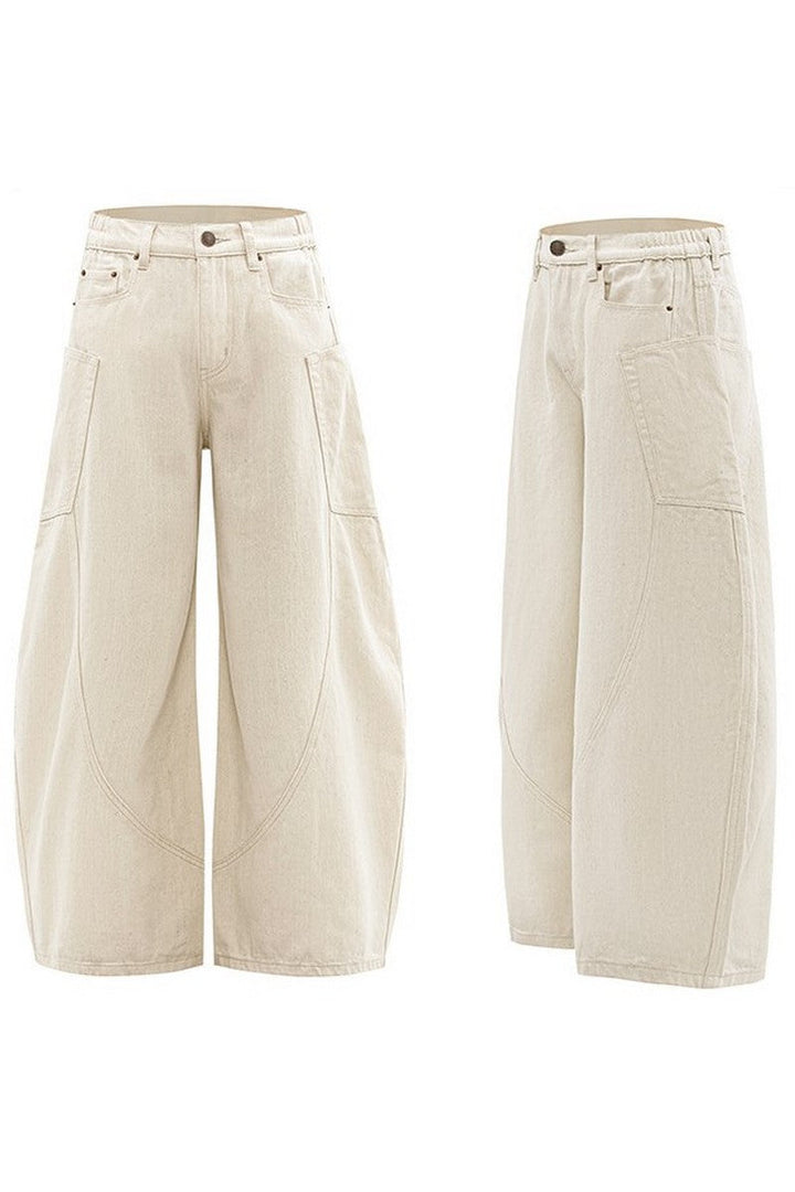 Deconstructed Scythe Wide Jeans