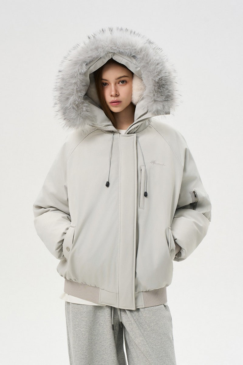 Detachable Fur Parka Jacket