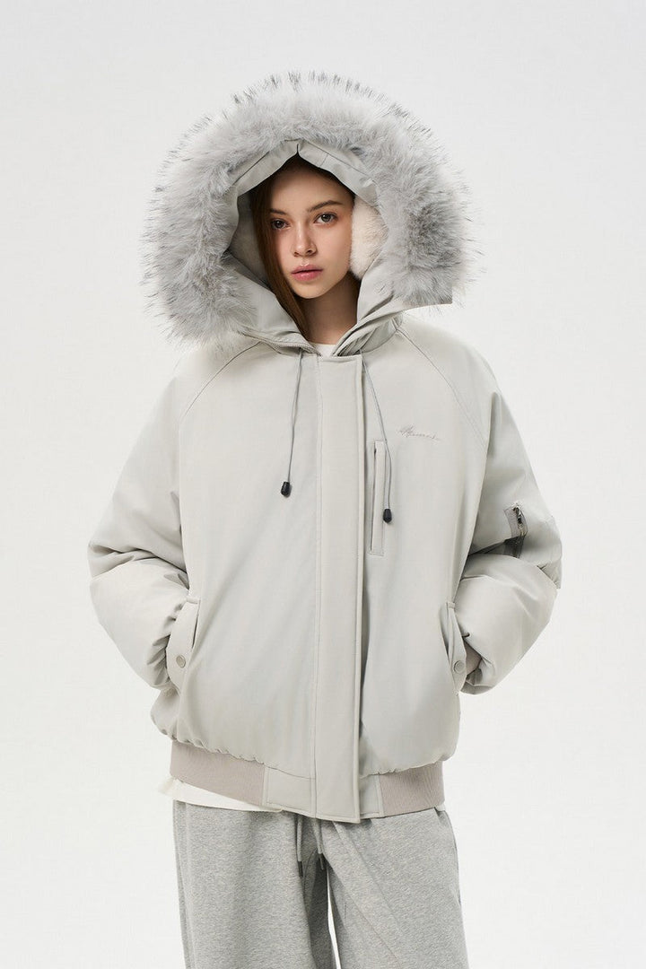 Detachable Fur Parka Jacket