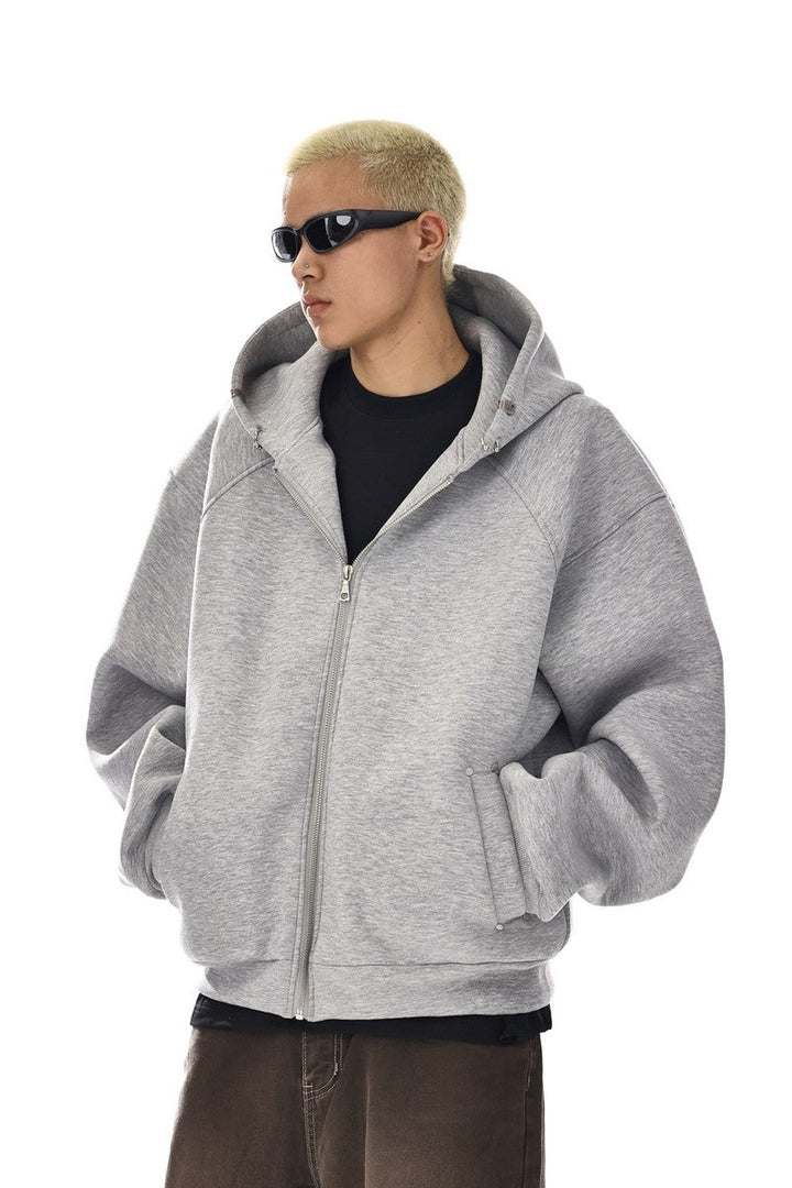 Boxy Heavyweight Zip Hoodie