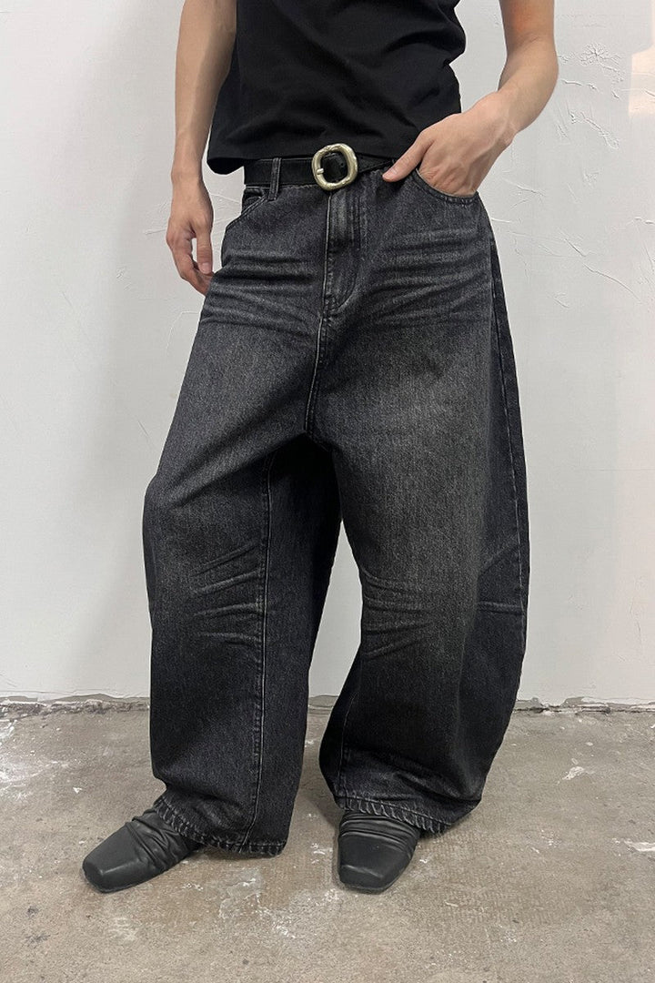 Vintage Loose Washed Jeans