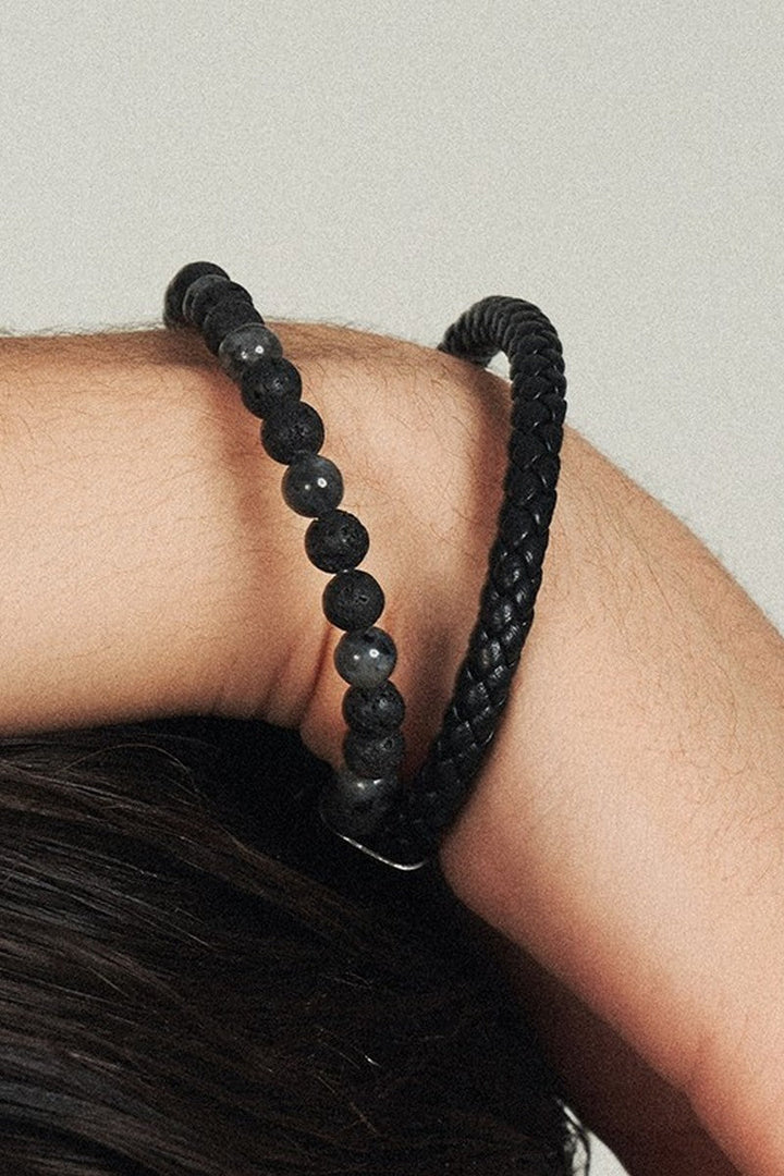 Lava Turquoise Braided Bracelet