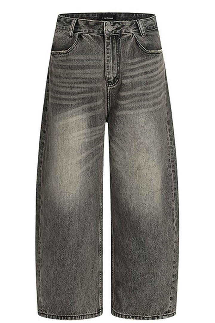 Whiskered Black Gold Jeans