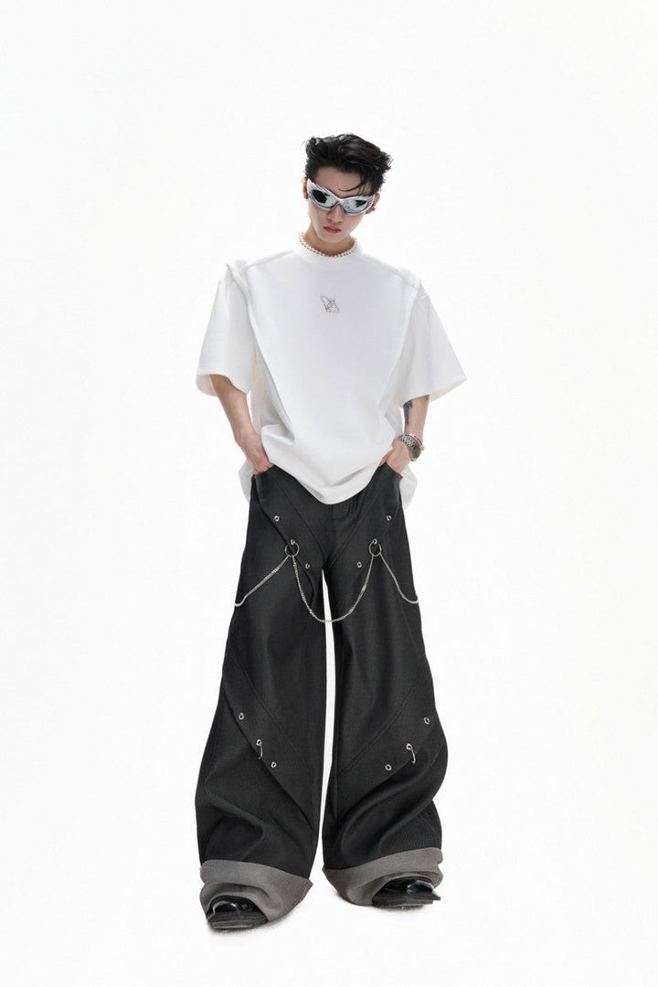 Metal Spine Padded T-Shirt